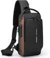 Crossbody Sling Bag with USB Charging - Waterproof & Anti-Theft