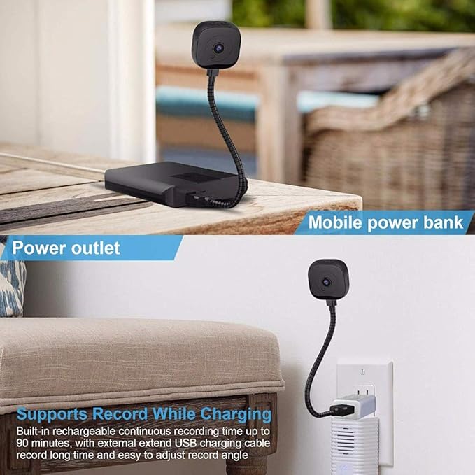 Mini WiFi Magnetic 1080P HD Night Vision Nanny Camera