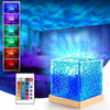 3D Ocean Wave Projector LED Night Light, Multicolor Cube Shape