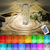 Touch Control RGB Crystal Rose Lamp